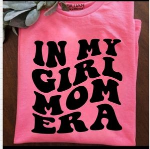 Girl mom era shirt retro pink cute popular girl mama popular